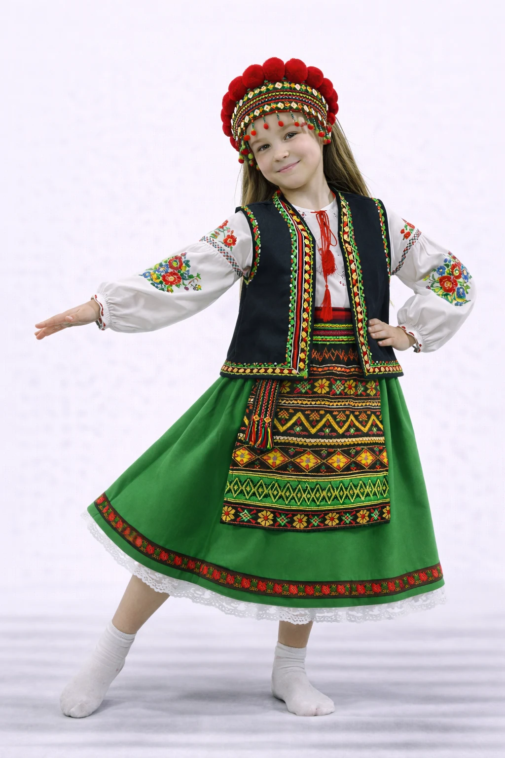 Костюм Українка смарагдова Дарина