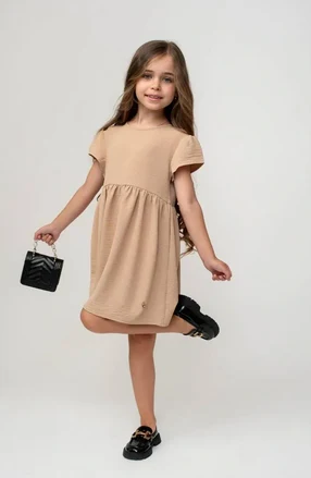 Beige Dress 1690