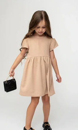 Beige Dress 1690