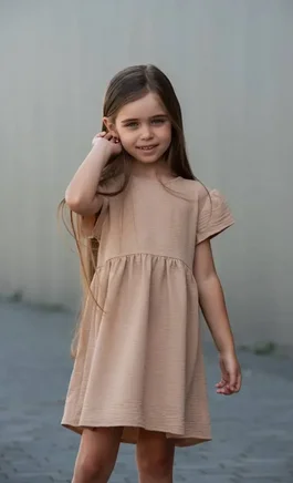 Beige Dress 1690