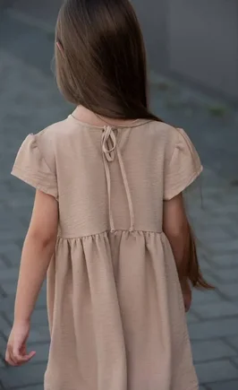 Beige Dress 1690