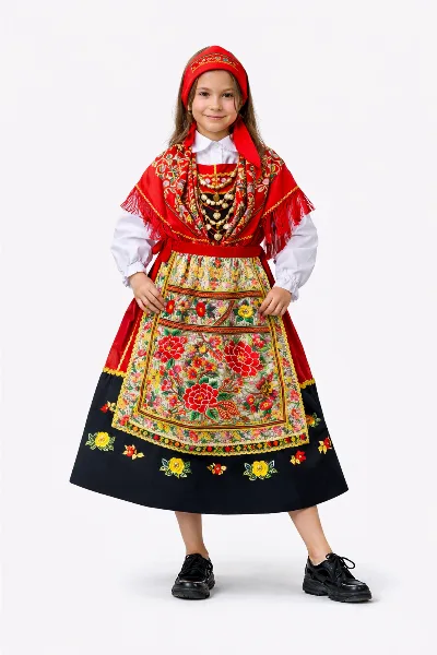 Portuguese national costume for girls