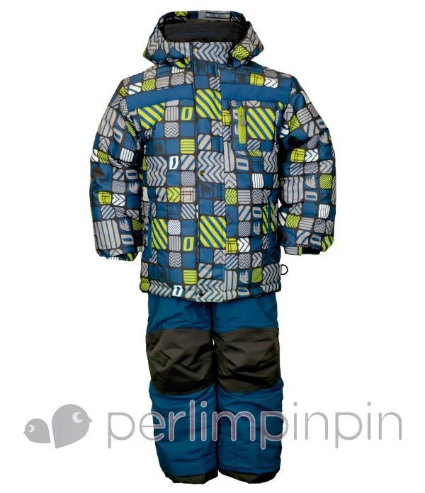 Термокомплект зимний курточка и штаны для мальчика, 4-7 лет, VH239B Perlimpinpin
