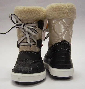 Сапоги зимние - сноубутсы - дутики детские Demar Furry 1500/1530 (перламутр)