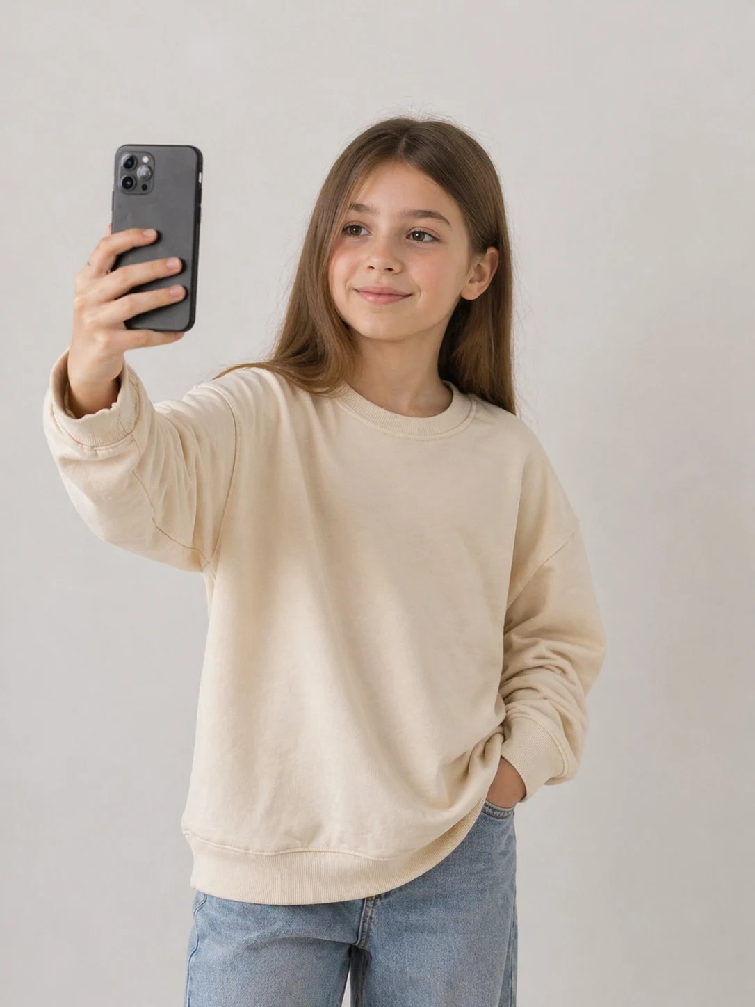 Beige Sweatshirt 885
