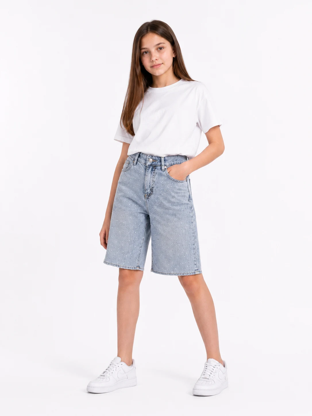 Denim Bermuda shorts 7880