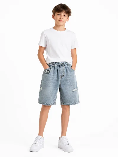Denim Bermuda Shorts 26318