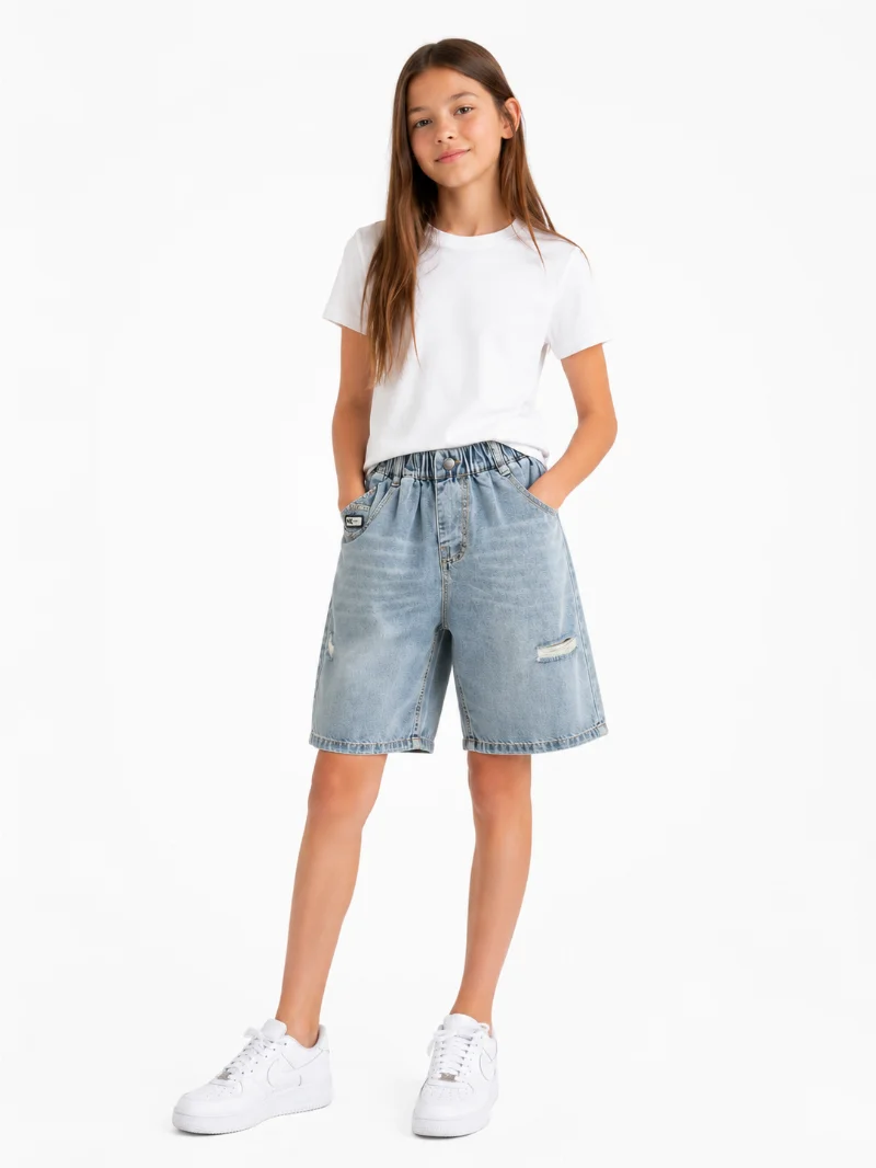Denim Bermuda Shorts 26318