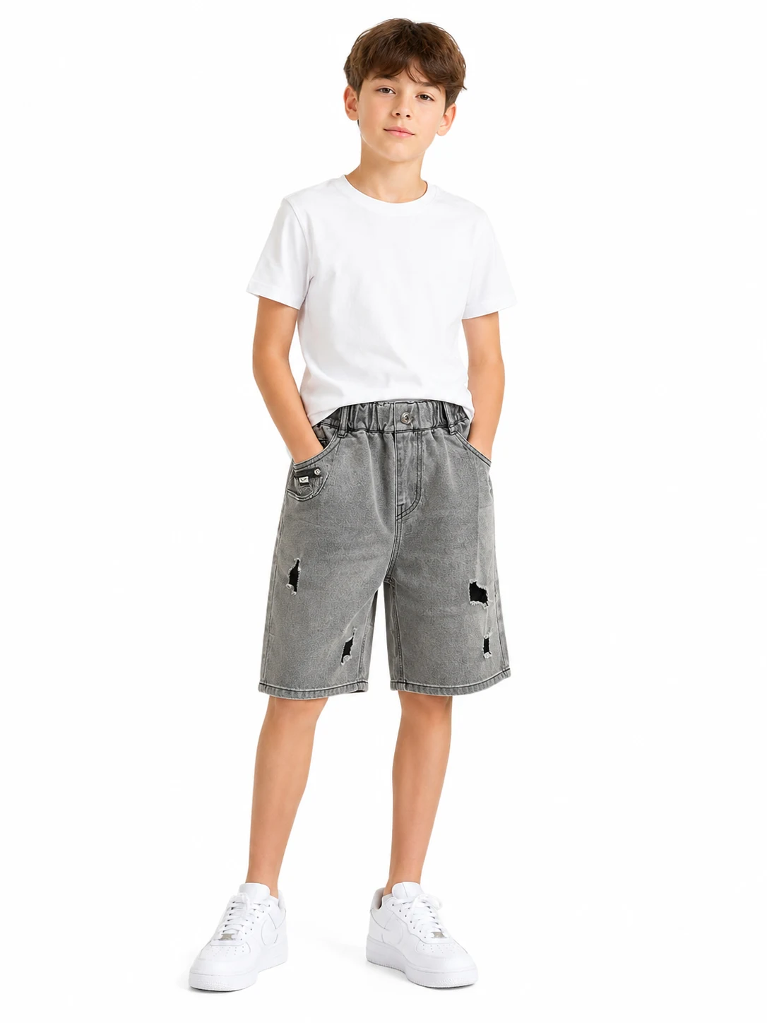 Denim Bermuda Shorts 280726