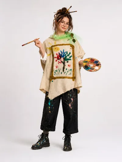 Modern Artist Carnival Costume for Kids
