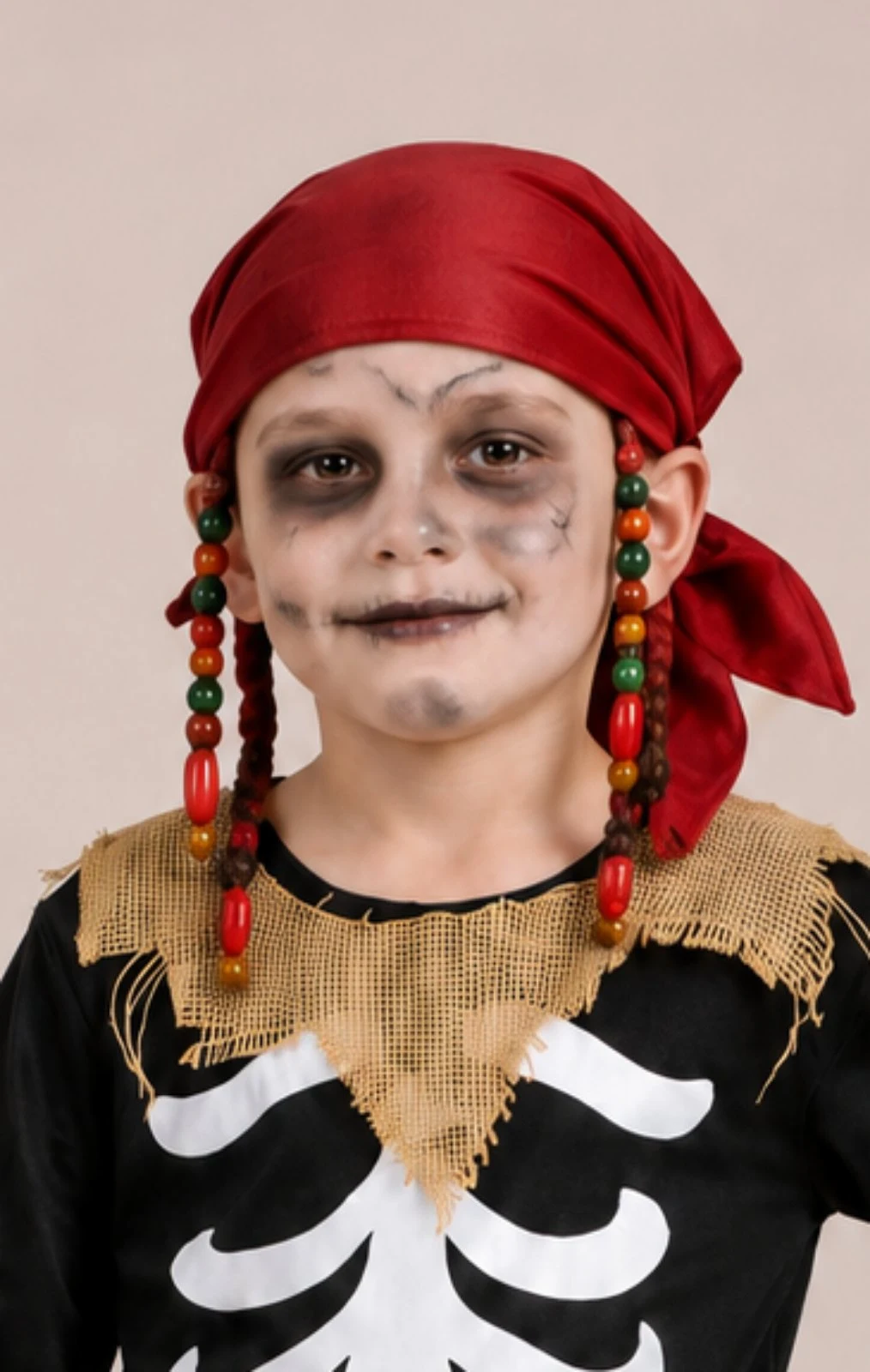 Skeleton (Zombie, Pirate) Carnival Costume for Boys