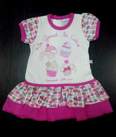 Girl's dress 129004 raspberry Twetoon Flexi