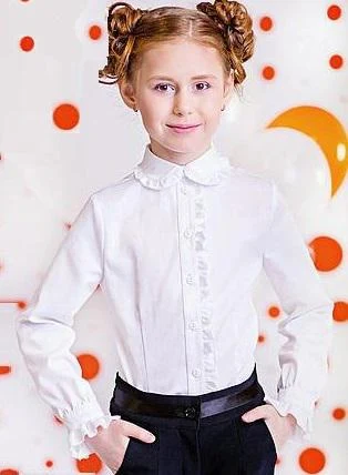 Блуза шкільна для дівчинки 3049-1
