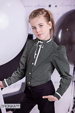 Блуза школьная для девочки 3514-3