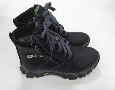 Черевики зимові для хлопчика підлітка БП-53 Men's Style чорні