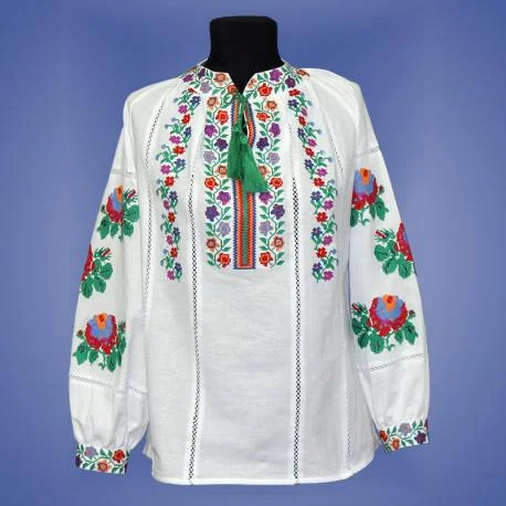 Блуза - вишиванка для дівчинки Веселка 434