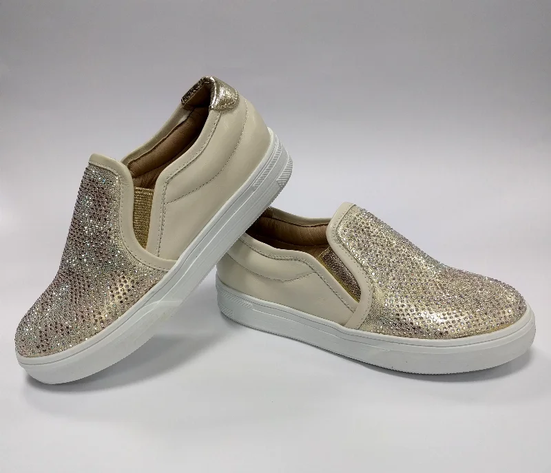 Slip-ons - shoes leather for the girl of Tina