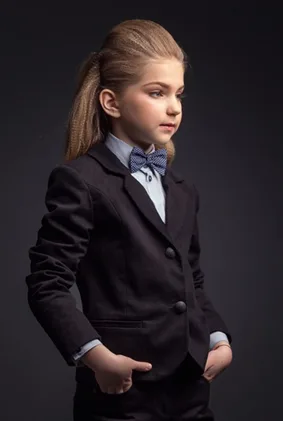 School jacket black 9524