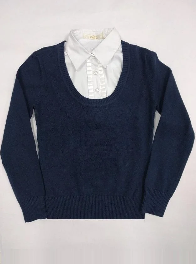 Jumper - school snag for girls 60356 blue