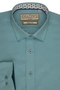 Shirt school for the boy of Aquarius / K844 slim Knyazhich