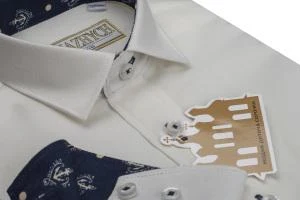 School shirt for the boy WhisperK580sl milk Knyazhich