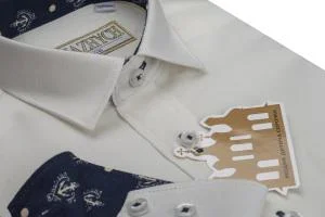 School shirt for the boy WhisperK580sl milk Knyazhich