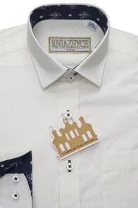 School shirt for the boy WhisperK580sl milk Knyazhich