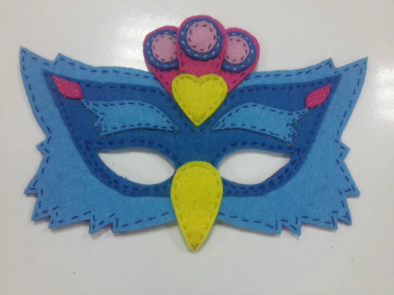 Peacock Costume - Mask, Magical Bird, Blue Bird