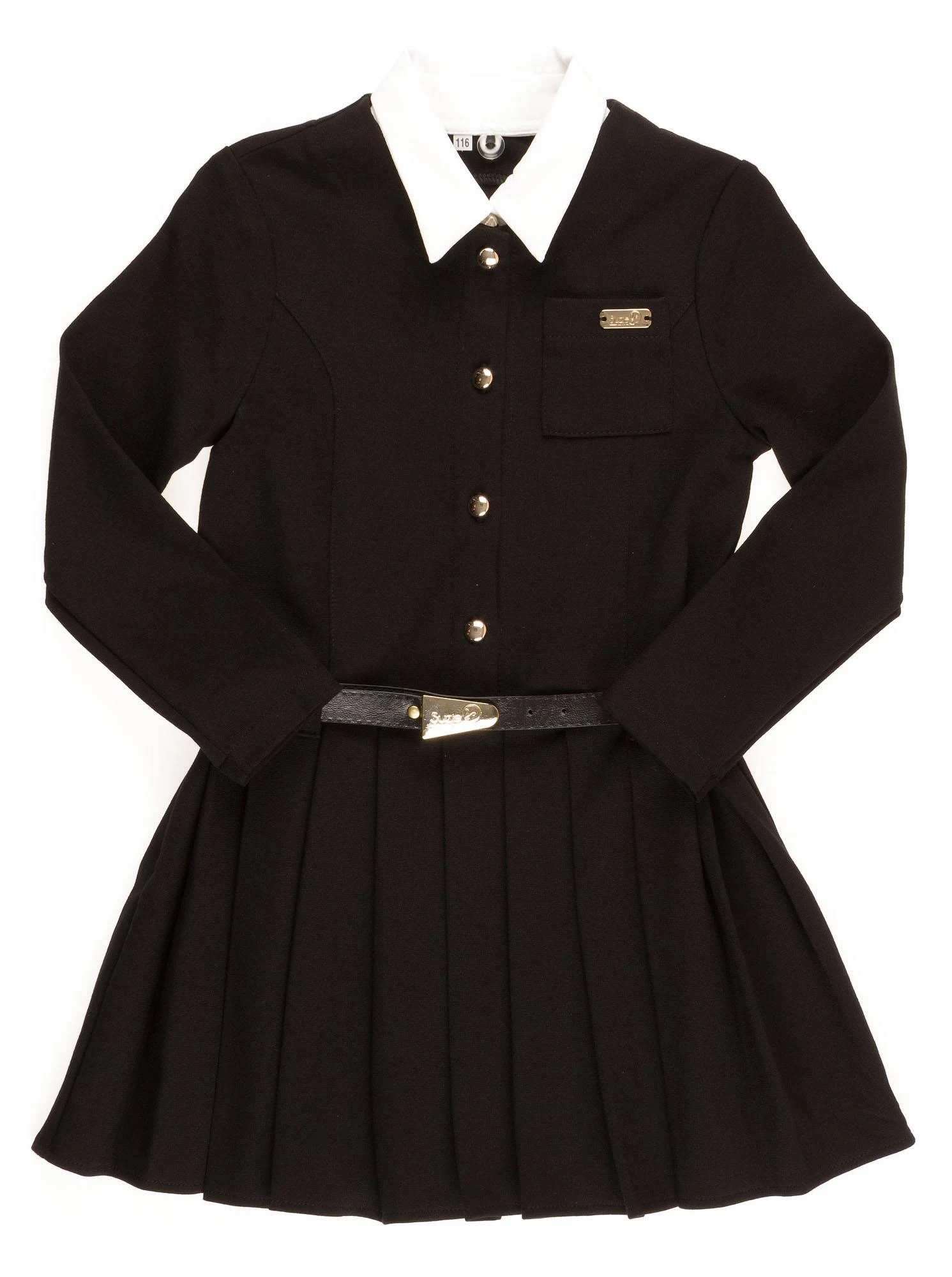 School dress Eileen knitted black