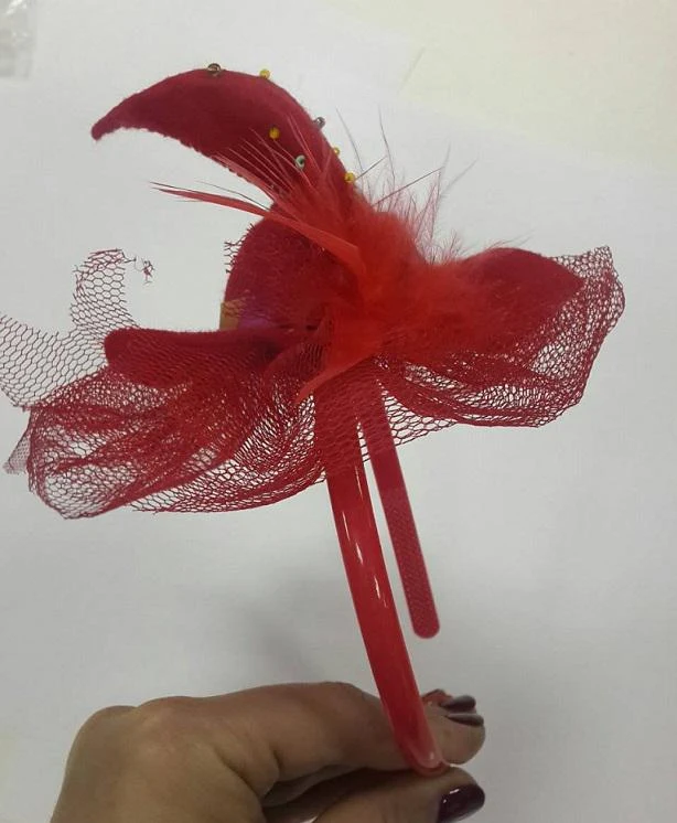 Carnival costume - hoop Witcher's hat red