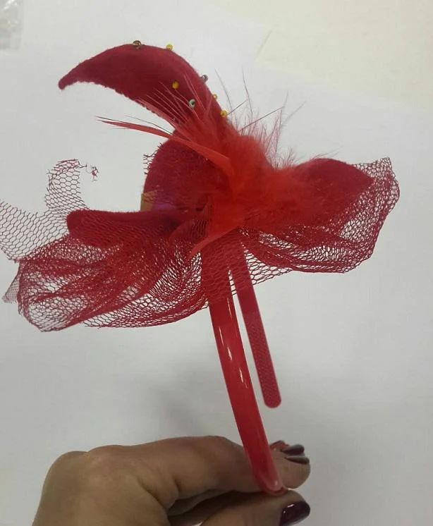 Carnival costume - hoop Witcher's hat red