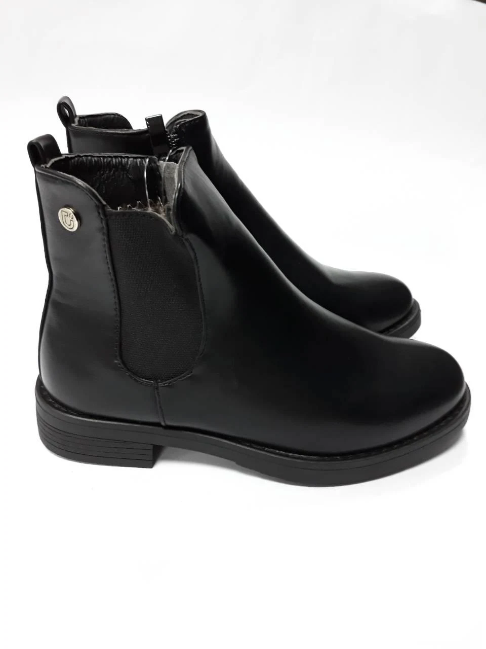 Girls' boots black K-57