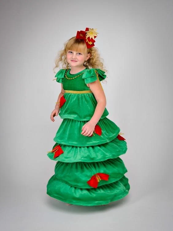Royal Christmas Tree Costume with Red #5