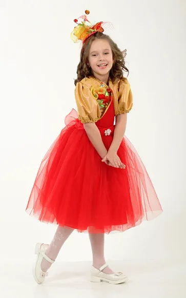 Carnival costume for a girl. Cracker - Candy