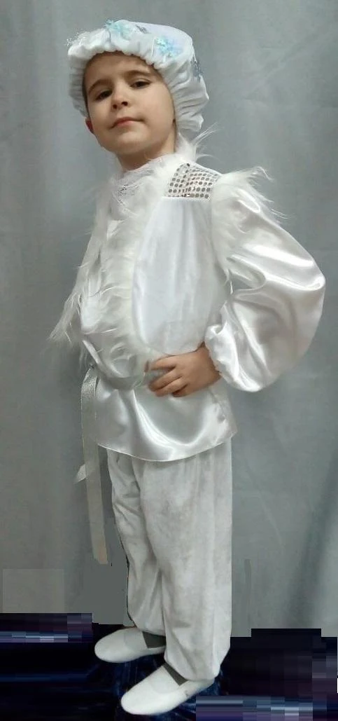 Snowman / Snow Boy Carnival Costume for Boys - Rental Available