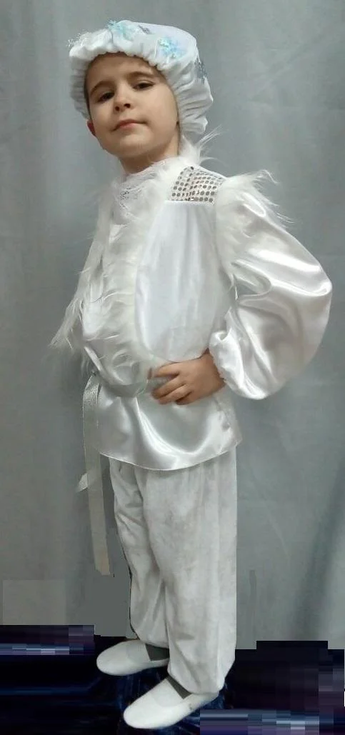 Snowman / Snow Boy Carnival Costume for Boys - Rental Available