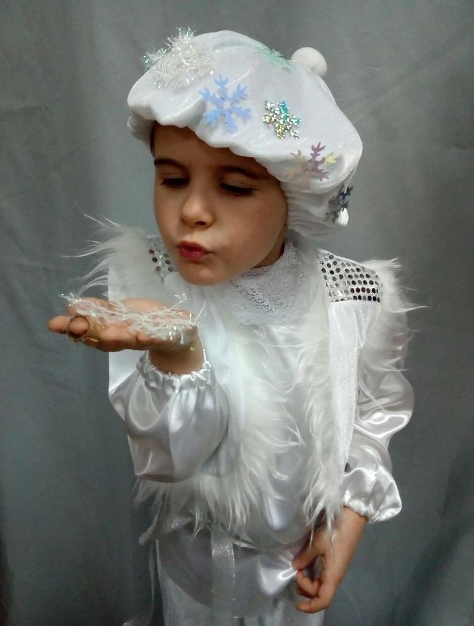 Snowman / Snow Boy Carnival Costume for Boys - Rental Available