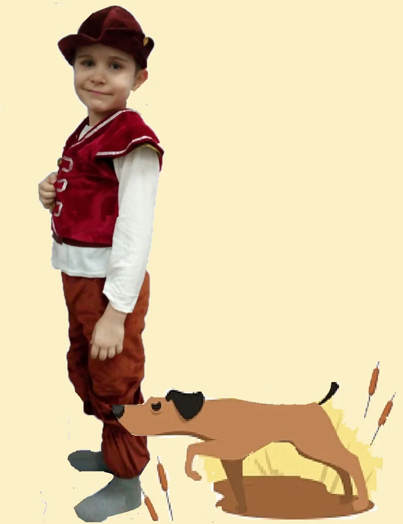 Carnival costume for a boy Hunter - Lumberjack - Forester 1 hire
