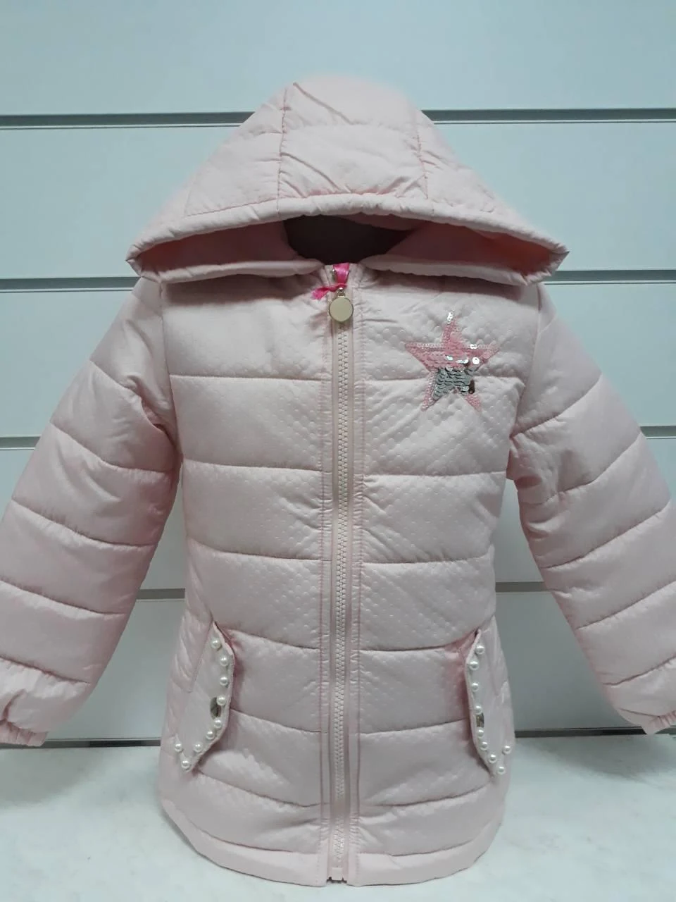 Jacket - windbreaker for girls pink 72234 GARACE