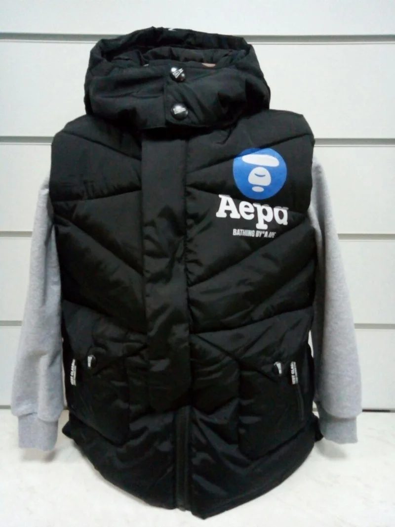 Vest for a boy on synthetic winterizer 1624