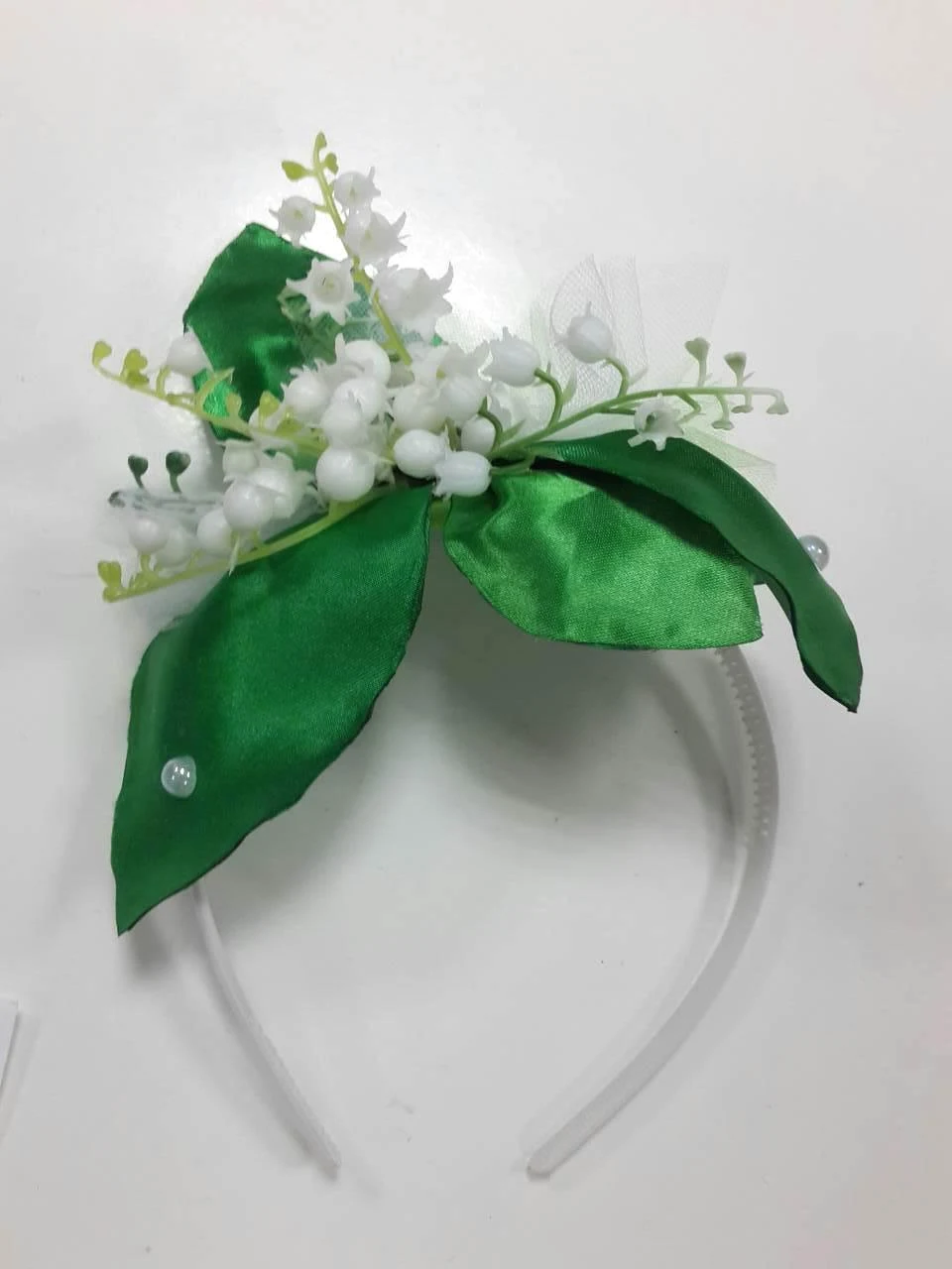 Carnival costume accessory - Lily of the Valley (headpiece)