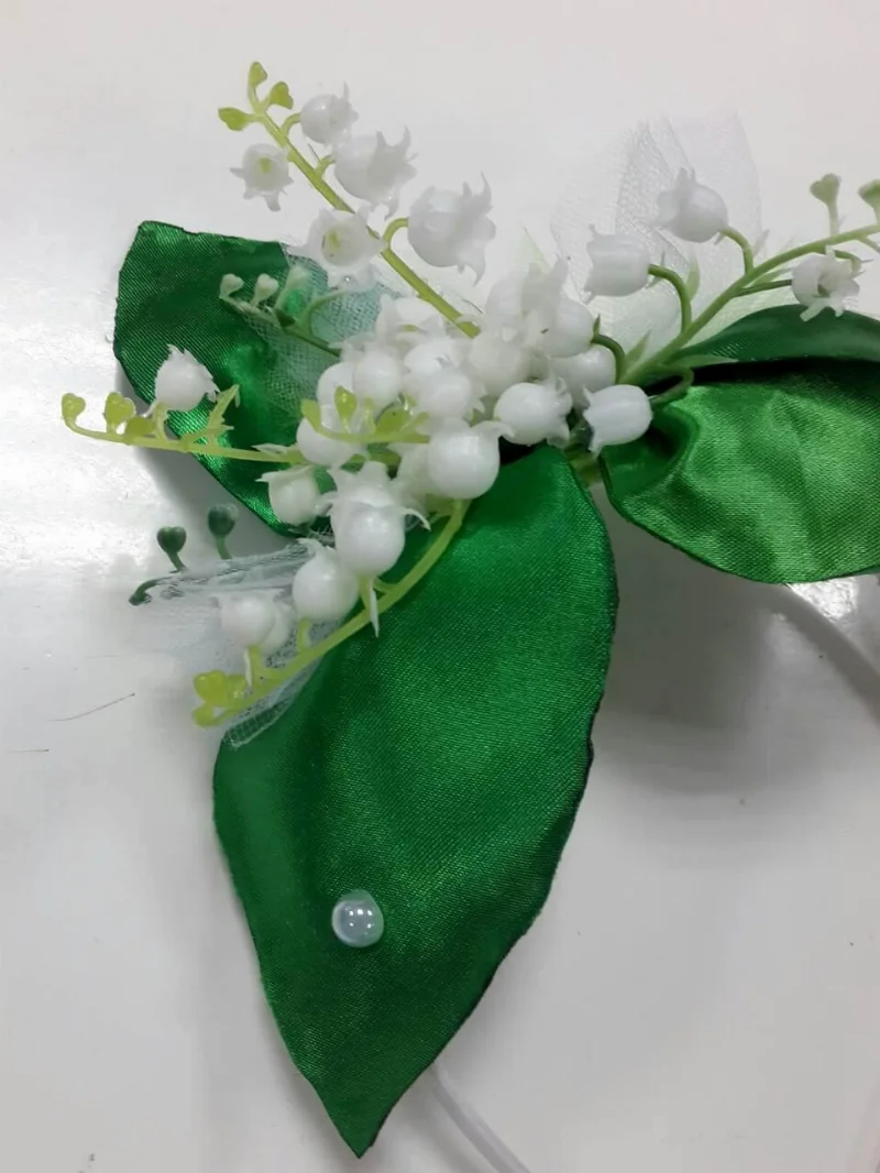Carnival costume accessory - Lily of the Valley (headpiece)