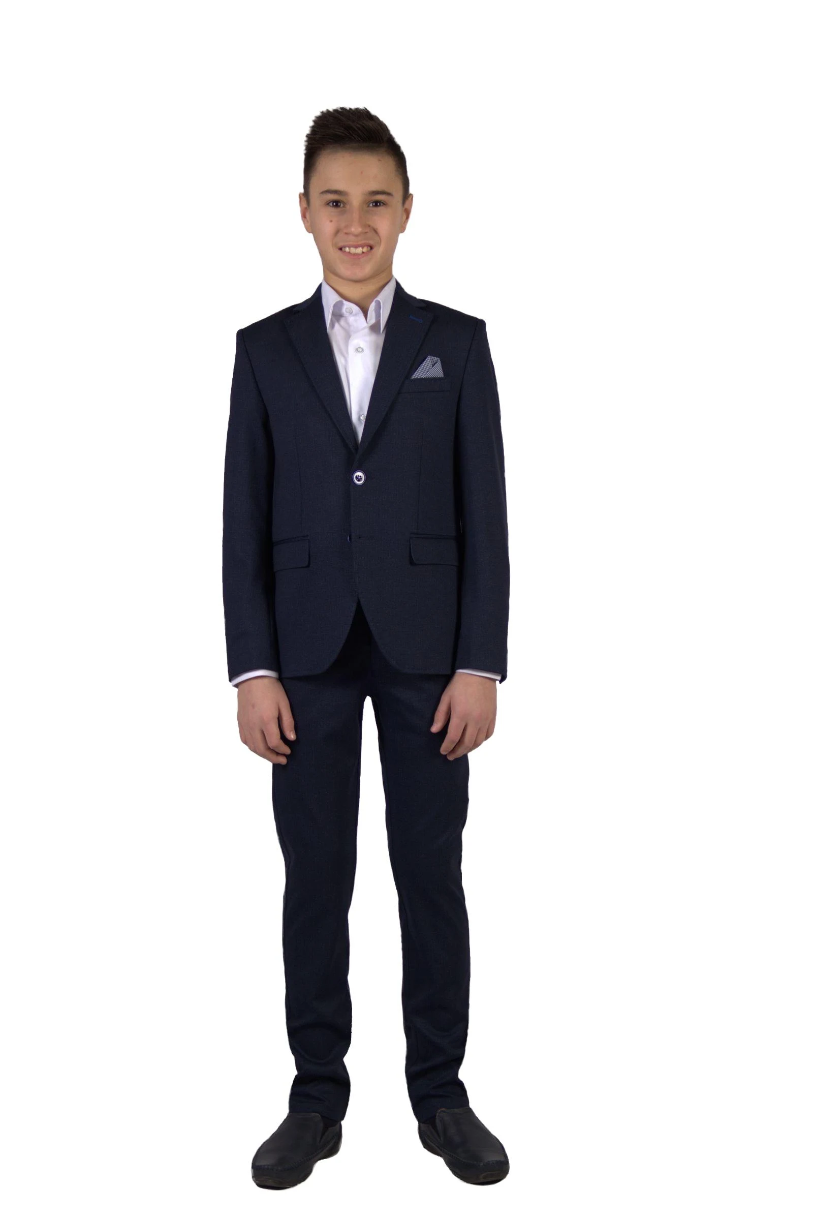 Tven cotton school trousers in blue