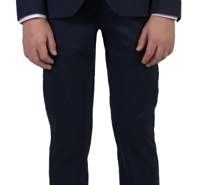 Tven cotton school trousers in blue