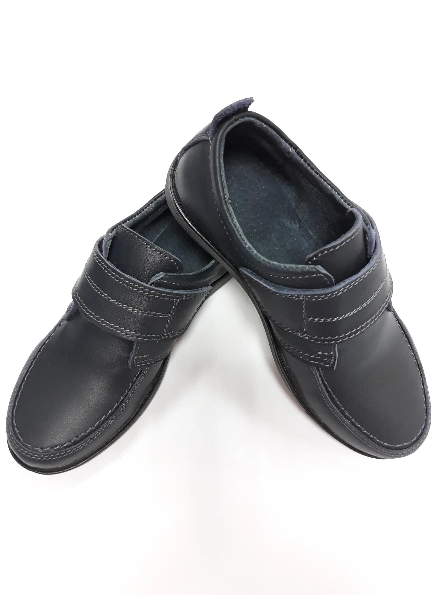 Туфлі на липучці МП32 сині ТМ Men's Style