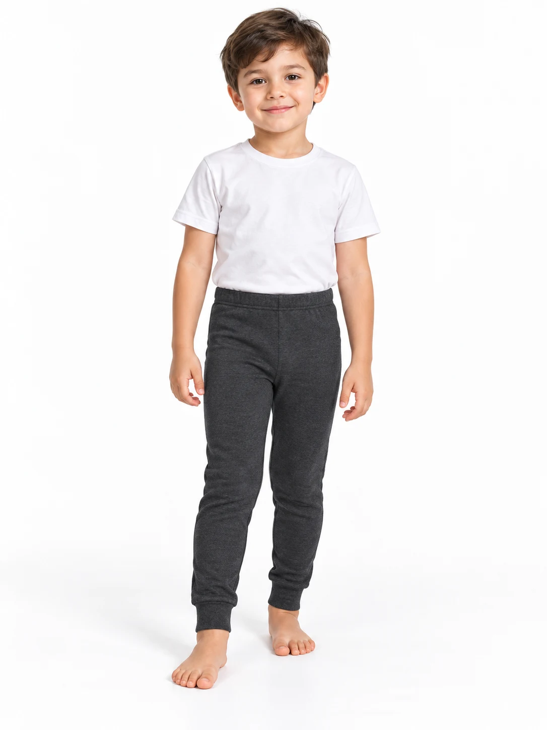 Graphite thermal leggings for boys ZP1-04-2 SMILE TIME