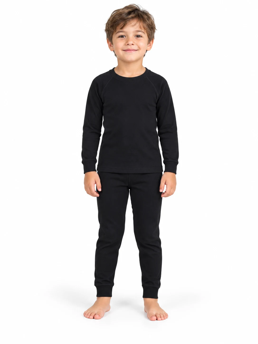 Black thermal top 23-04-1 SMILE TIME
