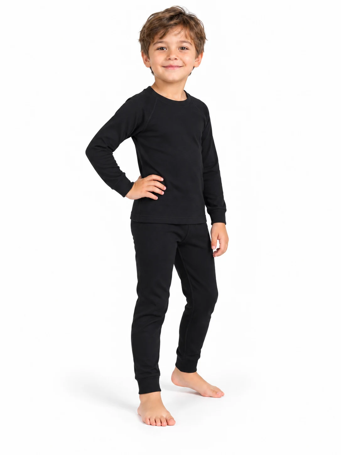 Black thermal top 23-04-1 SMILE TIME