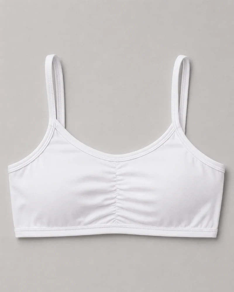 Girls' Tank Top 4408 White by Baykar
