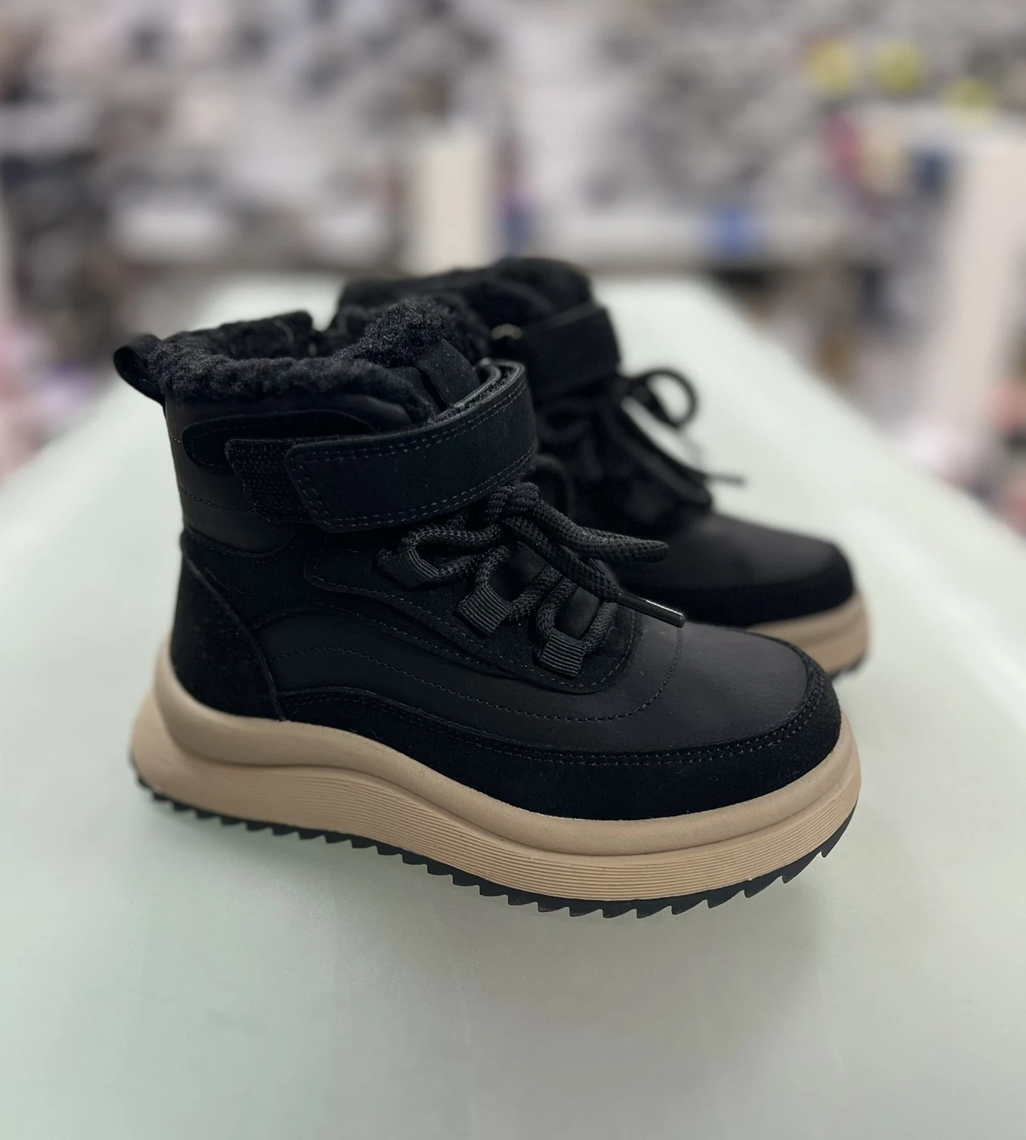 Clibee Black Euro-Winter Girls' Boots 753-1
